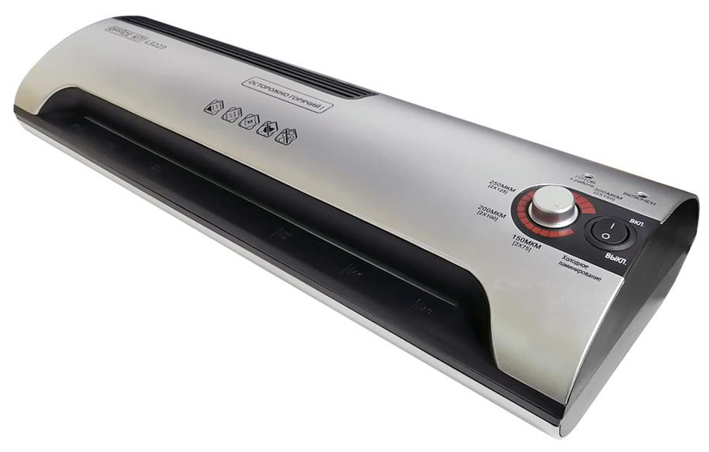 Изображение товара Ламинатор Office Kit L3223 A3 (75-150мкм) 35см/мин (4вал.) хол.лам. лам.фото реверс