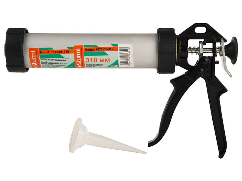 Изображение товара Пистолет для герметика Sturm! цилиндрический, 310 мл (1073-05-310)