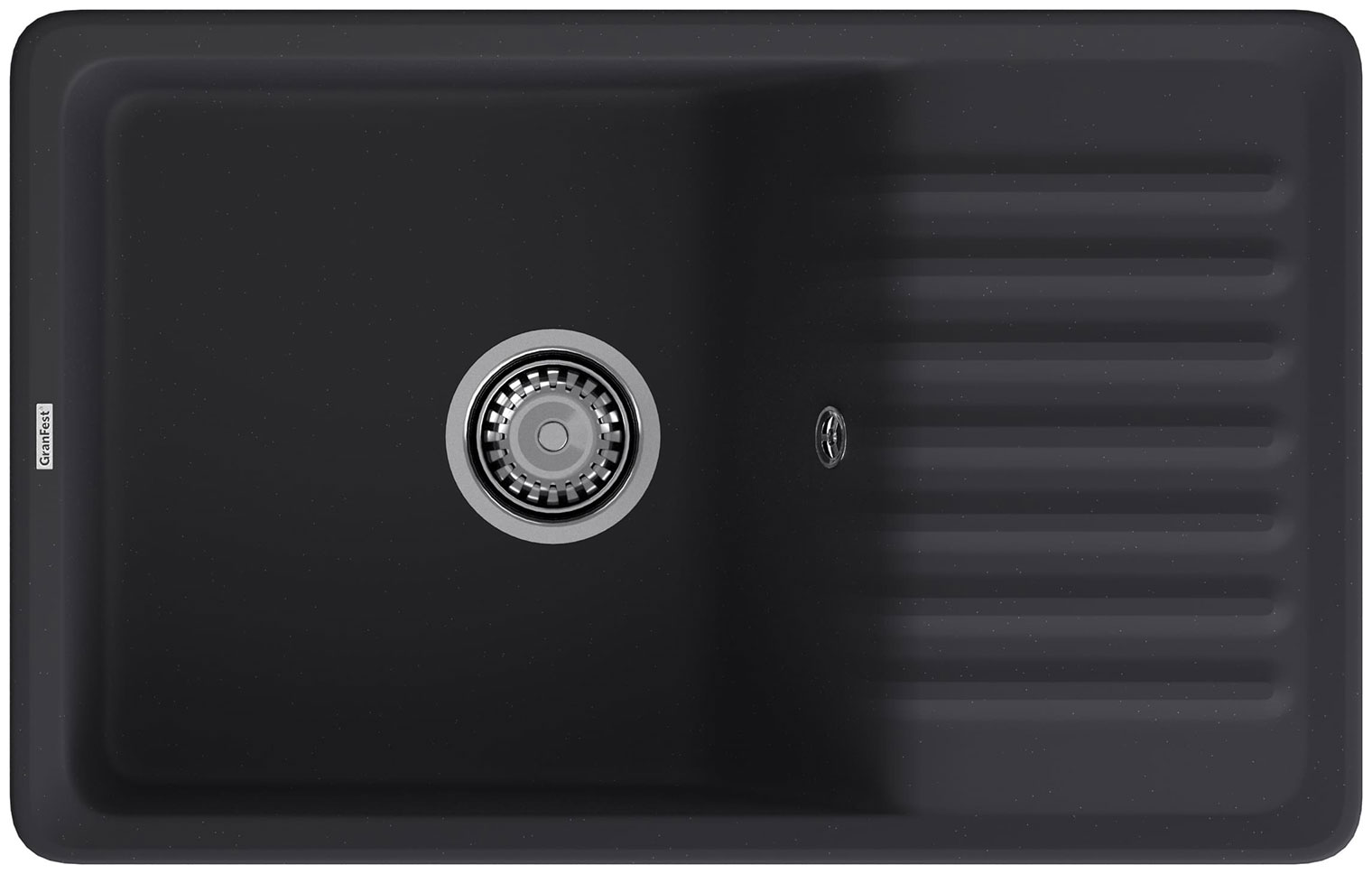 

Кухонная мойка GranFest QUARZ GF-ZW-72, черный