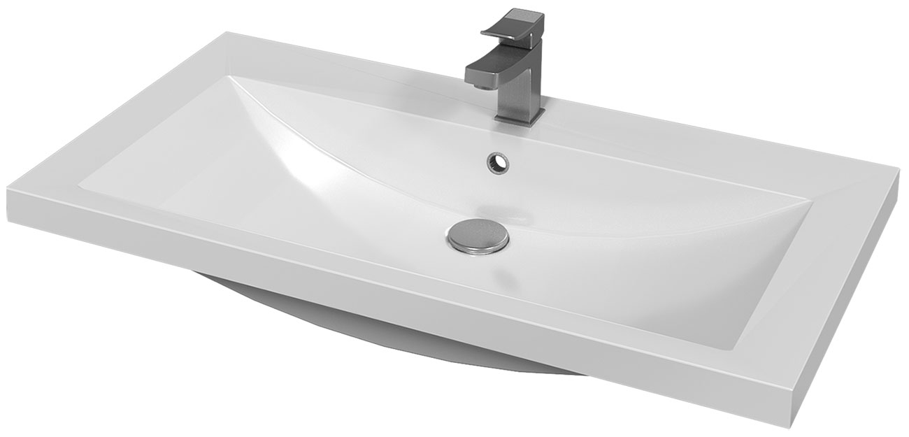 Изображение товара Умывальник Florentina Анита 1000 из искусственного камня с глянцевой поверхностью