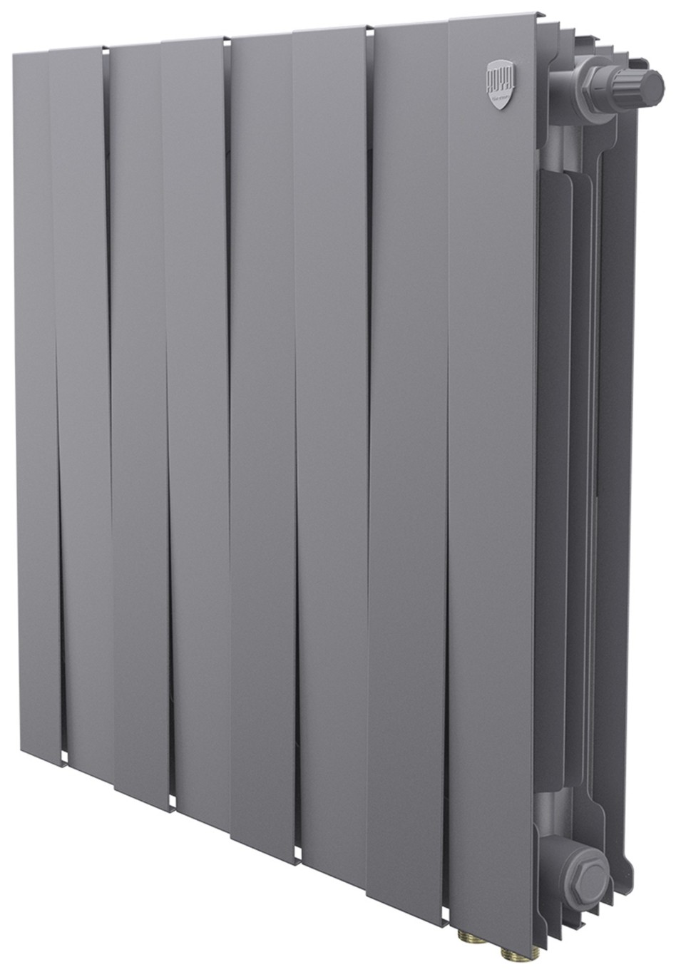 Изображение товара Радиатор Royal Thermo PianoForte 500 Silver Satin VDR80 8 секций биметаллический