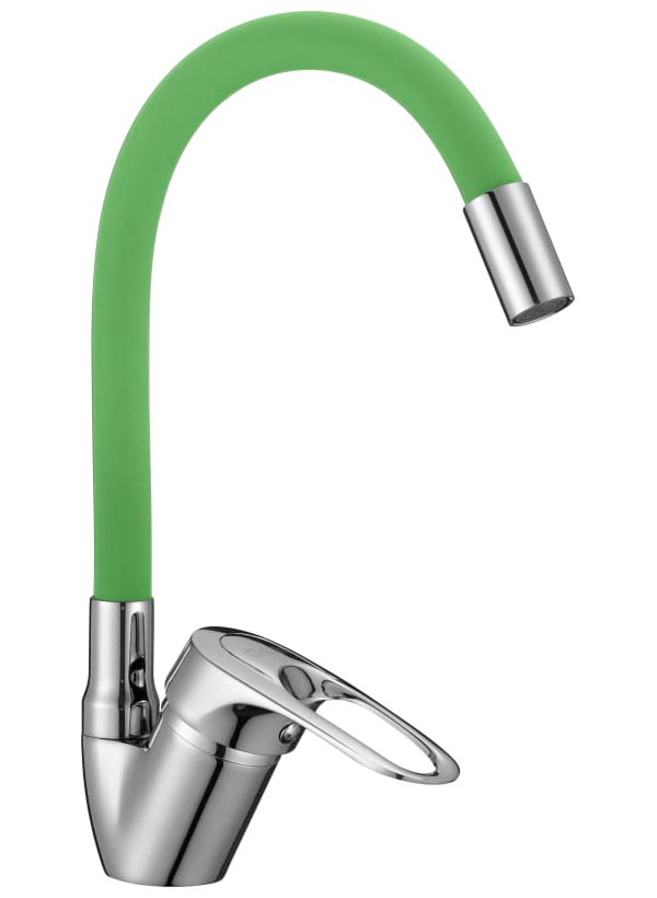 Изображение товара Смеситель для кухни с гибким изливом D-Lin хром (D150628-5C)