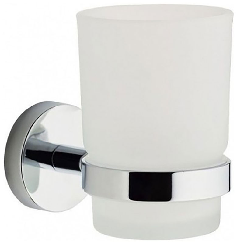 Изображение товара Стакан для ванной комнаты D-Lin D100 хром глянцевый для монтажа на стену