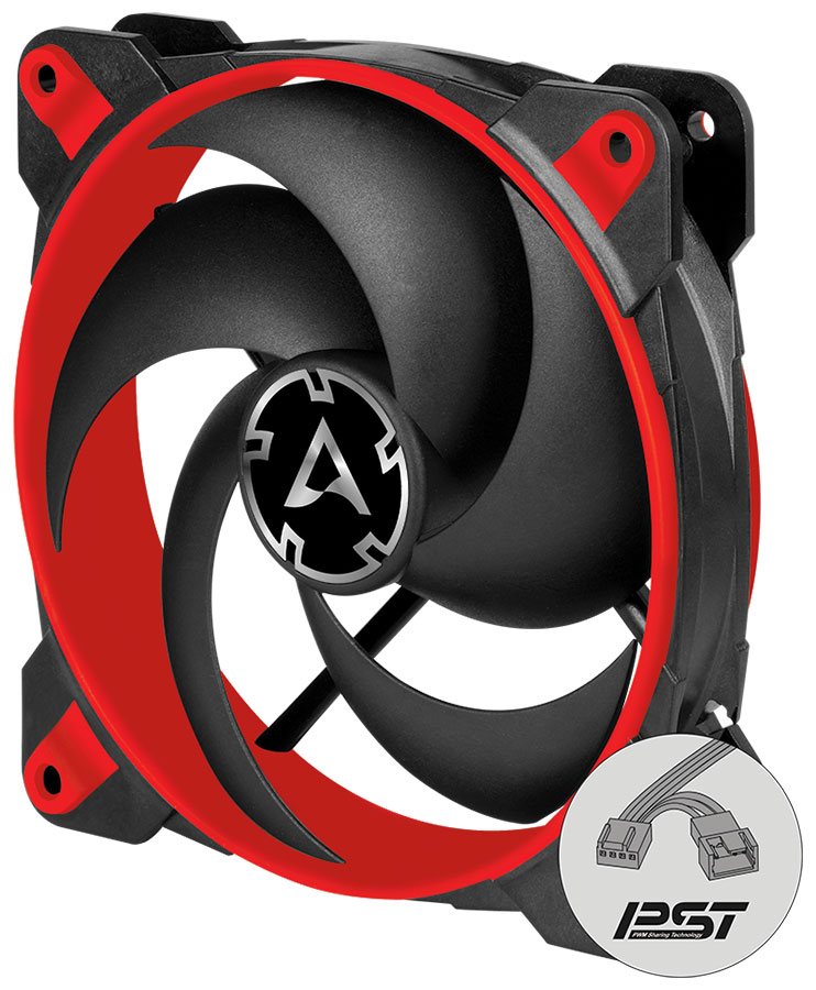 Вентилятор для корпуса Arctic BioniX P120 Red PWM (ACFAN00115A)