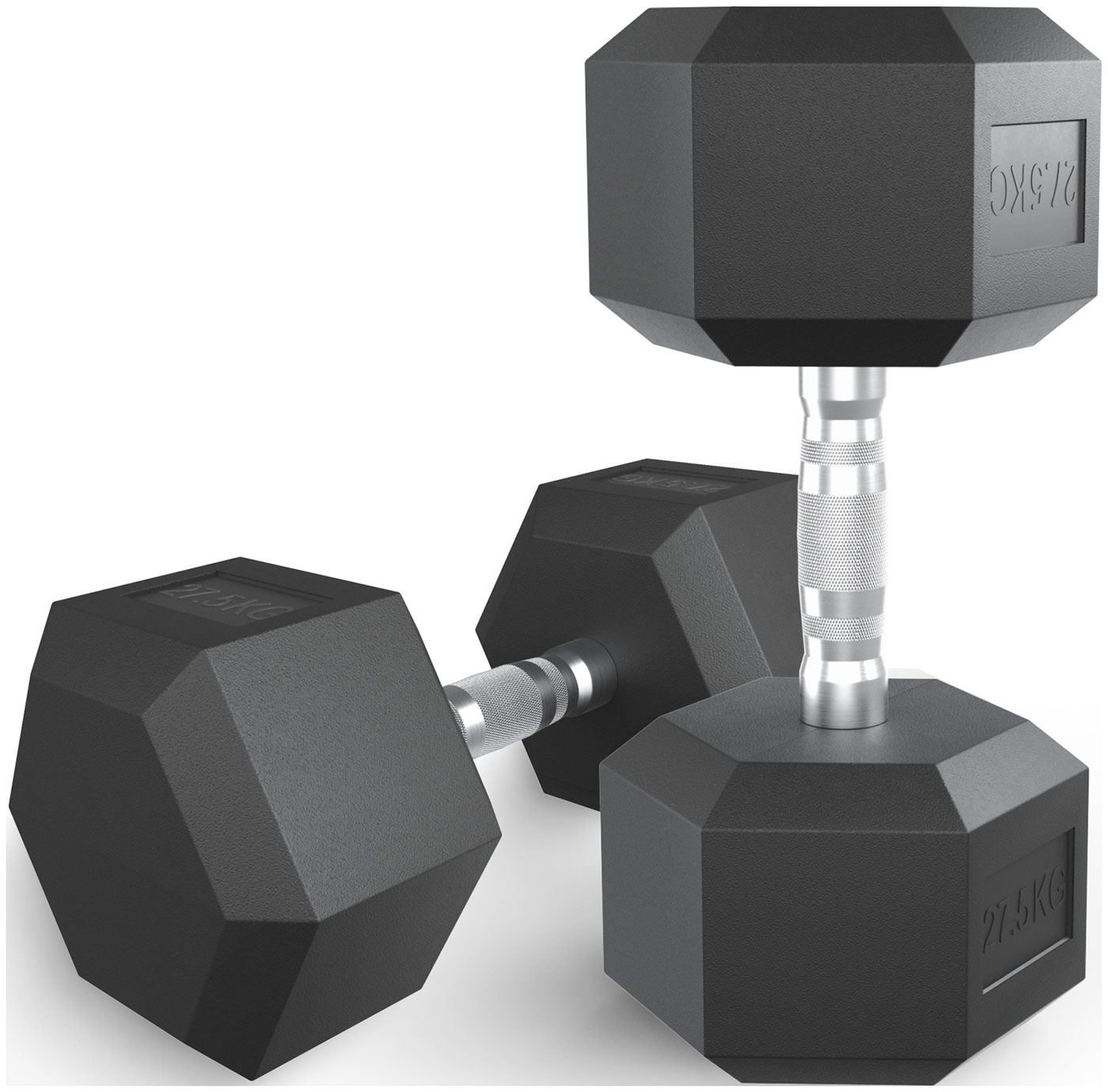 Изображение товара Гантель гексагональная Unix Fit обрезиненная, 27.5 кг