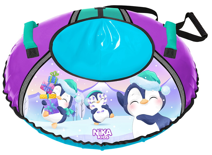 Изображение товара Тюбинг Ника ТБ1КР-70 с пингвинами