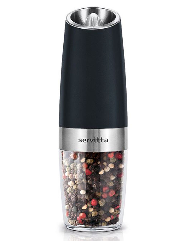 Мельница электрическая для специй с подсветкой Servitta Sr0290 черная Мельница электрическая для специй с подсветкой Servitta Sr0290 черная