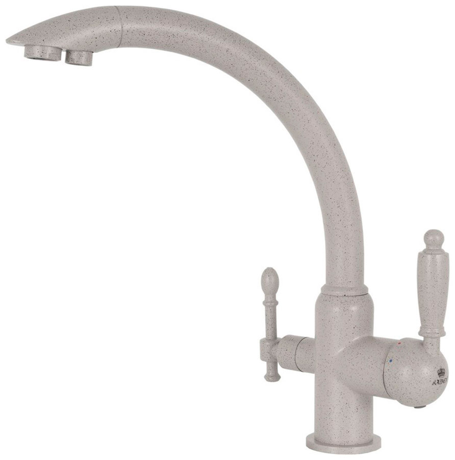 Изображение товара Кухонный смеситель Kaiser Vincent с фильтровым каналом бежевый мрамор 31244-7