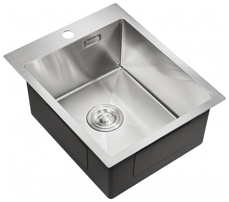 Изображение товара Кухонная мойка Milacio Denia 41 Steel (MC.77460) сталь нержавеющая