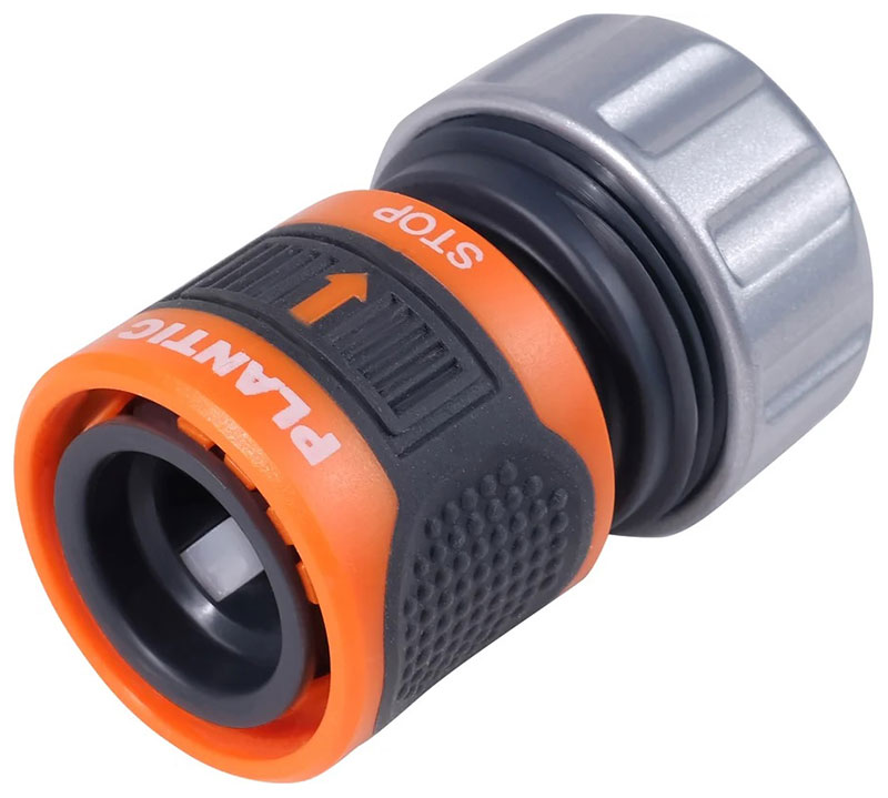 Изображение товара Коннектор Plantic c металлическим фиксатором, аквастоп 1/2-5/8" light (39379-01)