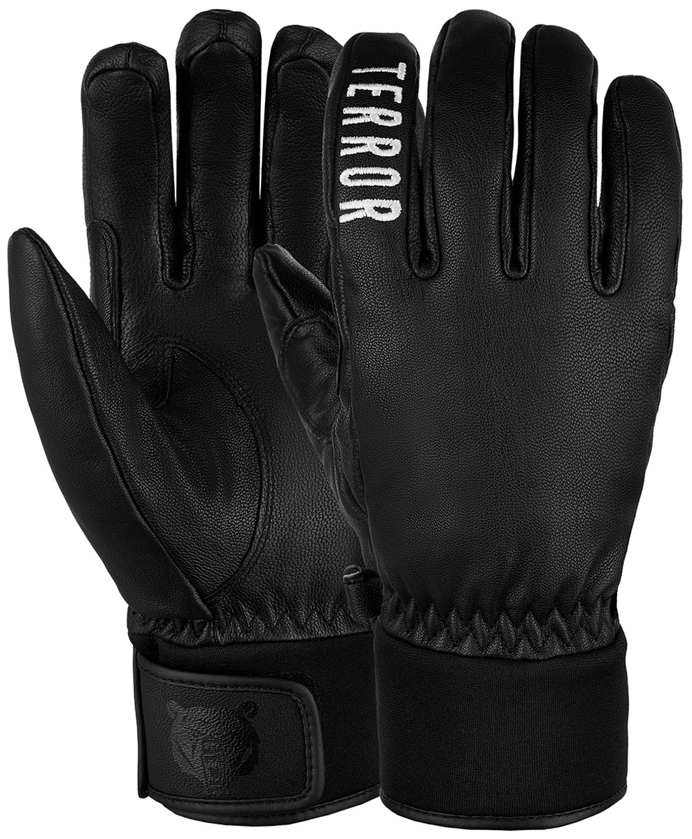 Изображение товара Перчатки Terror LEATHER Gloves (Black) размер M