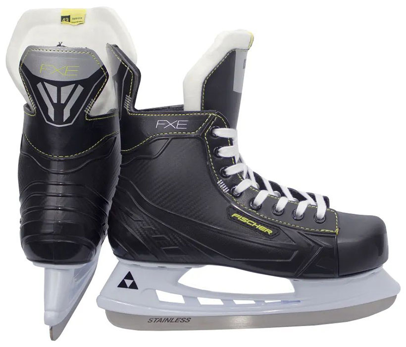 

Коньки хоккейные Fischer FXE SR SKATES, р.43, Черный/желтый