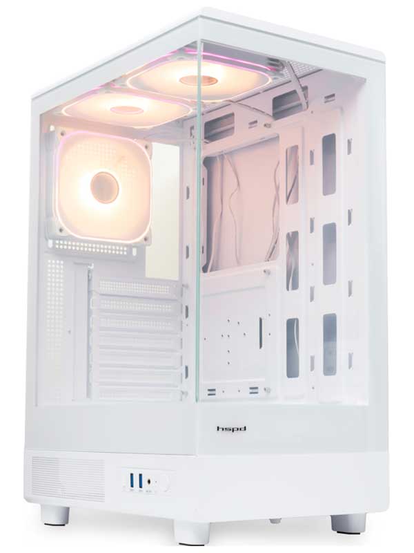 Изображение товара Компьютерный корпус HSPD F510 (F510-TGWH-ARGB)
