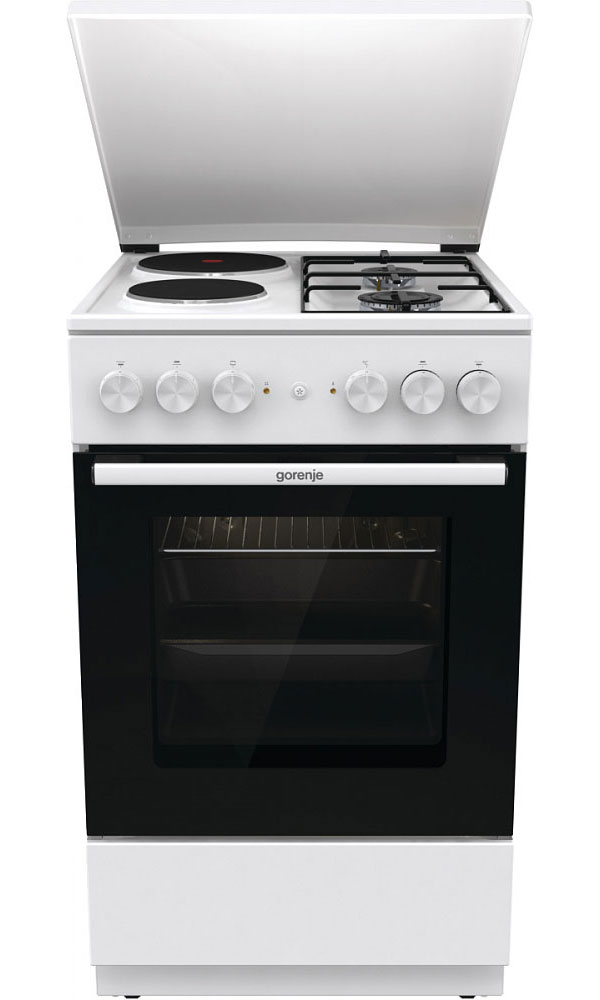 Изображение товара Комбинированная плита Gorenje GK5A12WG с духовкой и варочной поверхностью