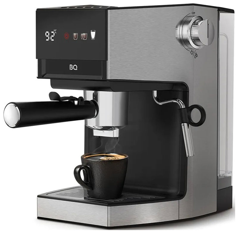 Изображение товара Кофеварка 3 в 1 BQ CM3003, стальной/черный