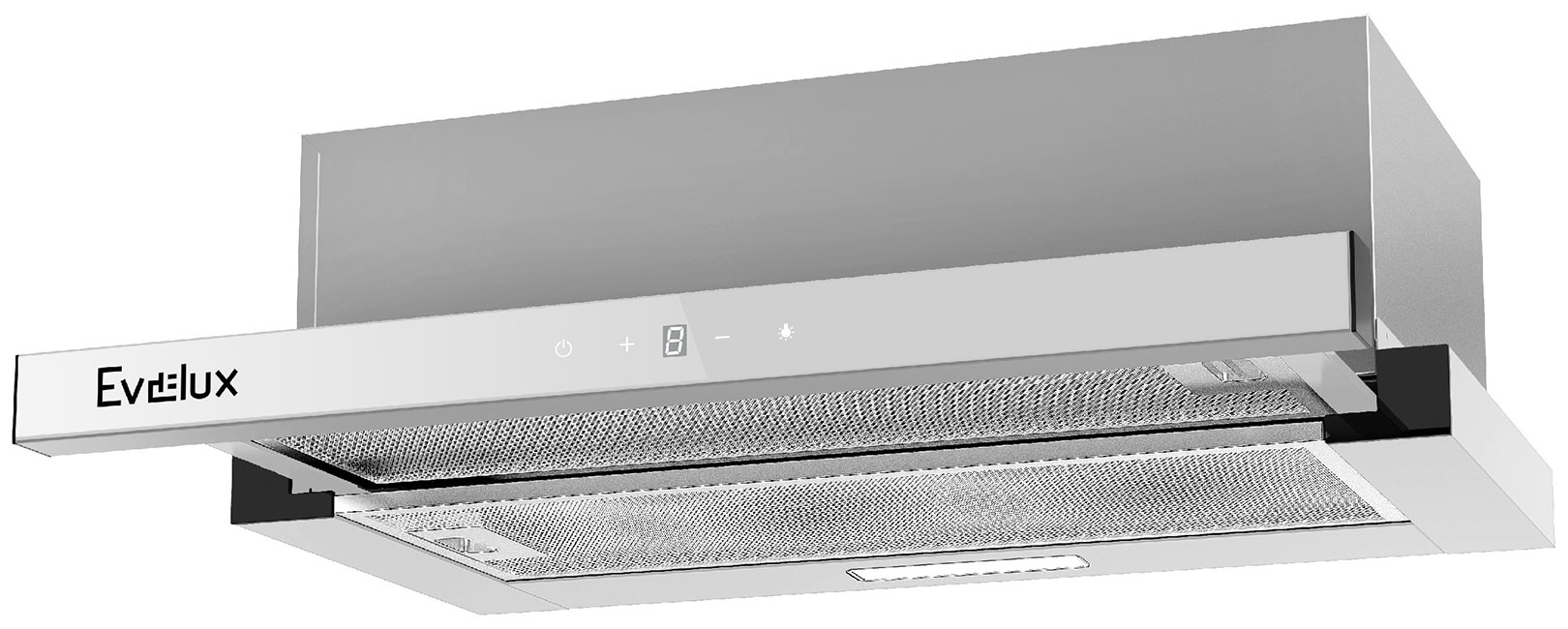 Изображение товара Телескопическая вытяжка Evelux Bond 60 WG белая с сенсорным управлением