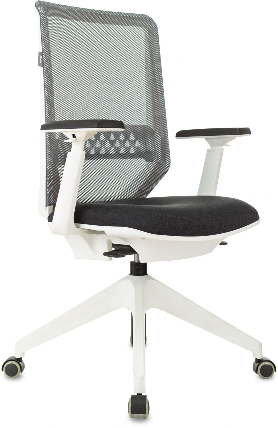 

Кресло оператора Бюрократ MC-W611NL, серый, TW-04 38-417, сетка/ткань, крестов. 4-луч., пластик белый (MC-W611NL/DG/417G), Серый/белый