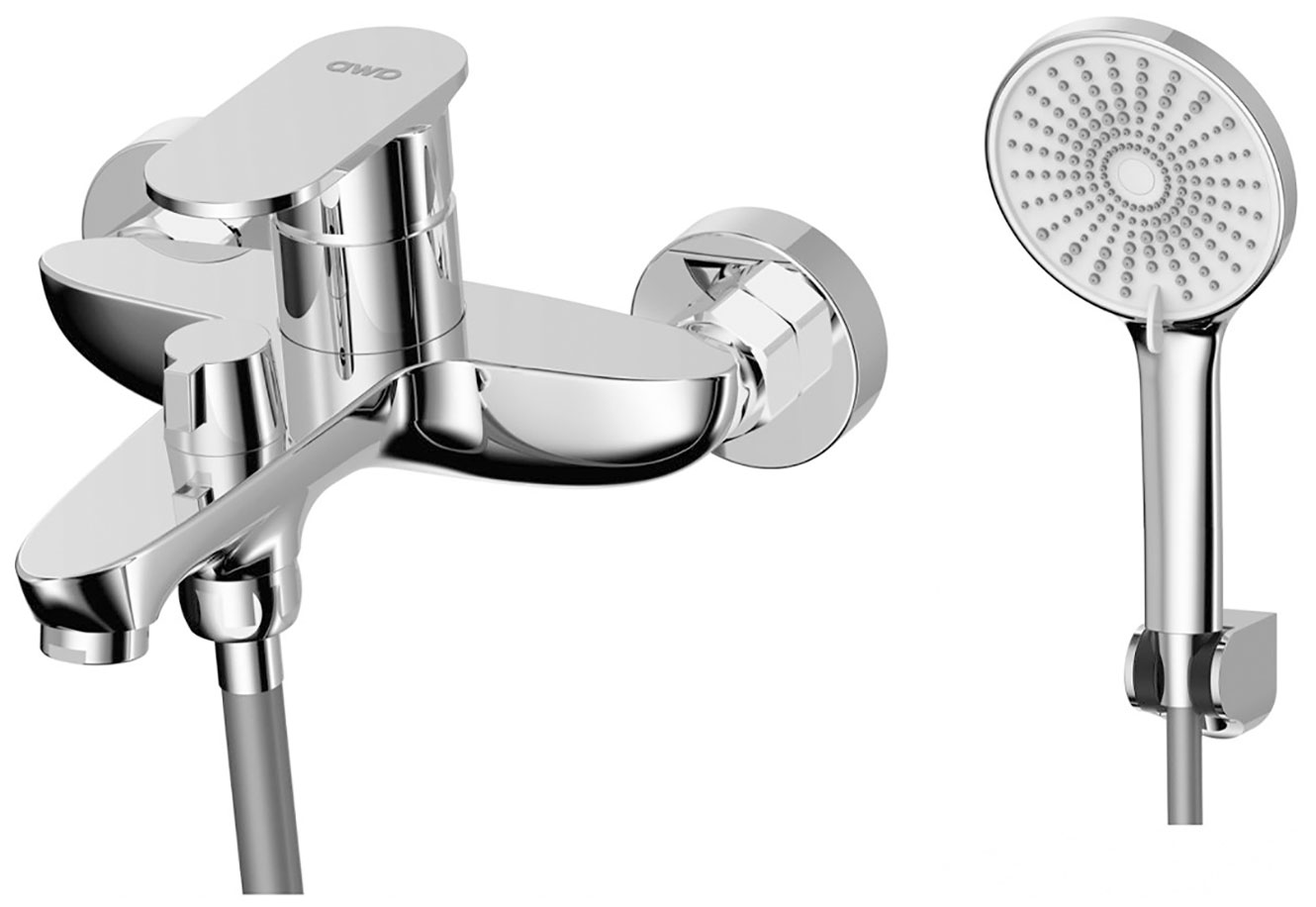 Изображение товара Смеситель AWP Narbus (S0214C) для ванны, с коротким монолитным изливом, хром