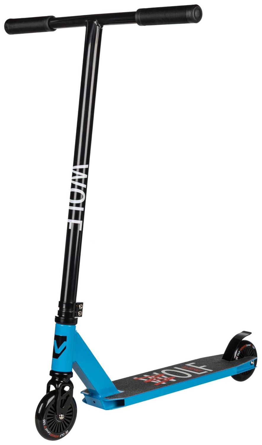 

Самокат Novatrack Wolf 10, 100 мм, синий