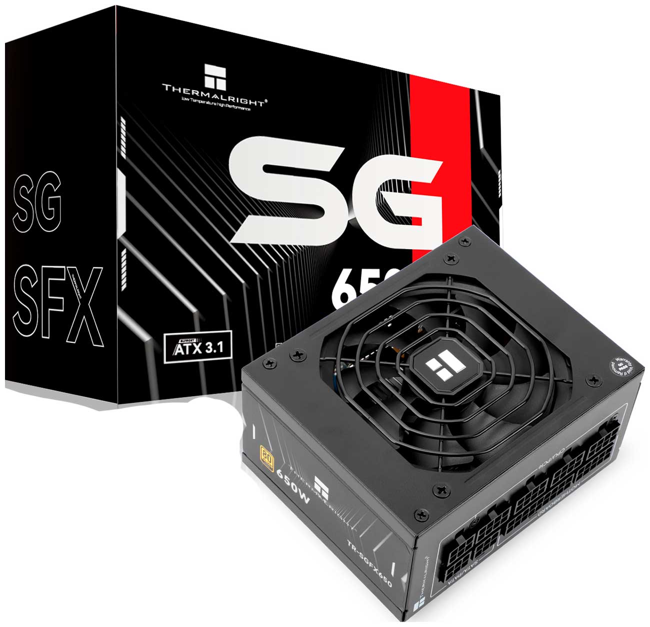 

Блок питания Thermalright 650W Gold SFX 3.1 (TR-SGFX 650), Черный