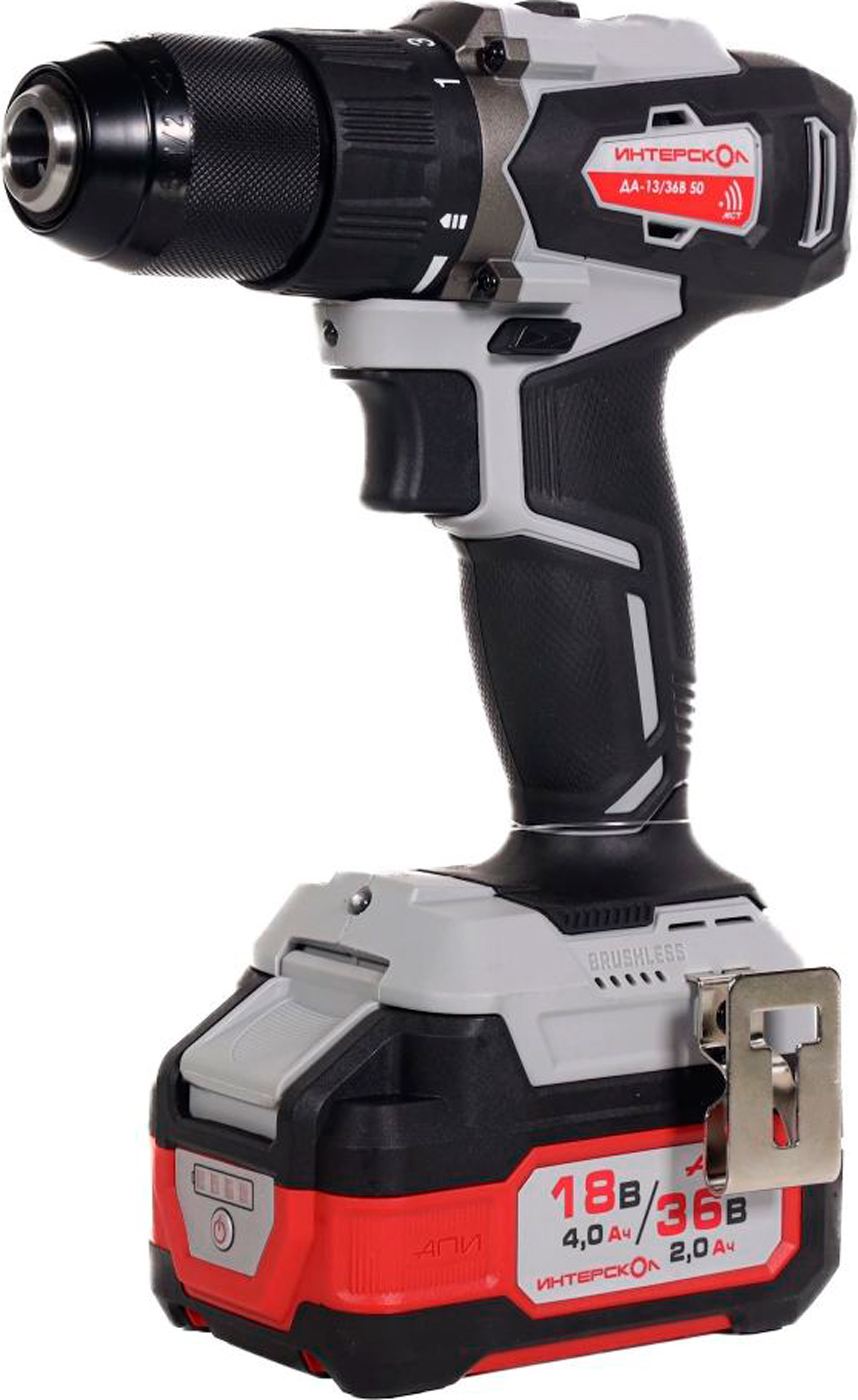 

Дрель-шуруповерт аккумуляторная Интерскол DA-13/36V 50 851.2.2.70