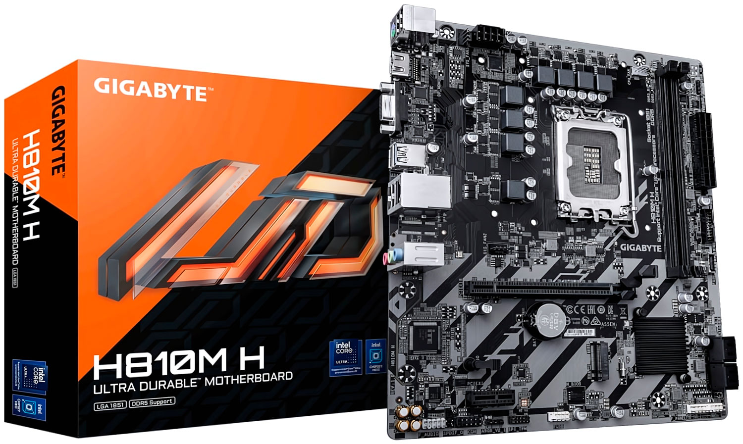 Изображение товара Материнская плата Gigabyte H810M H (LGA1851, mATX)