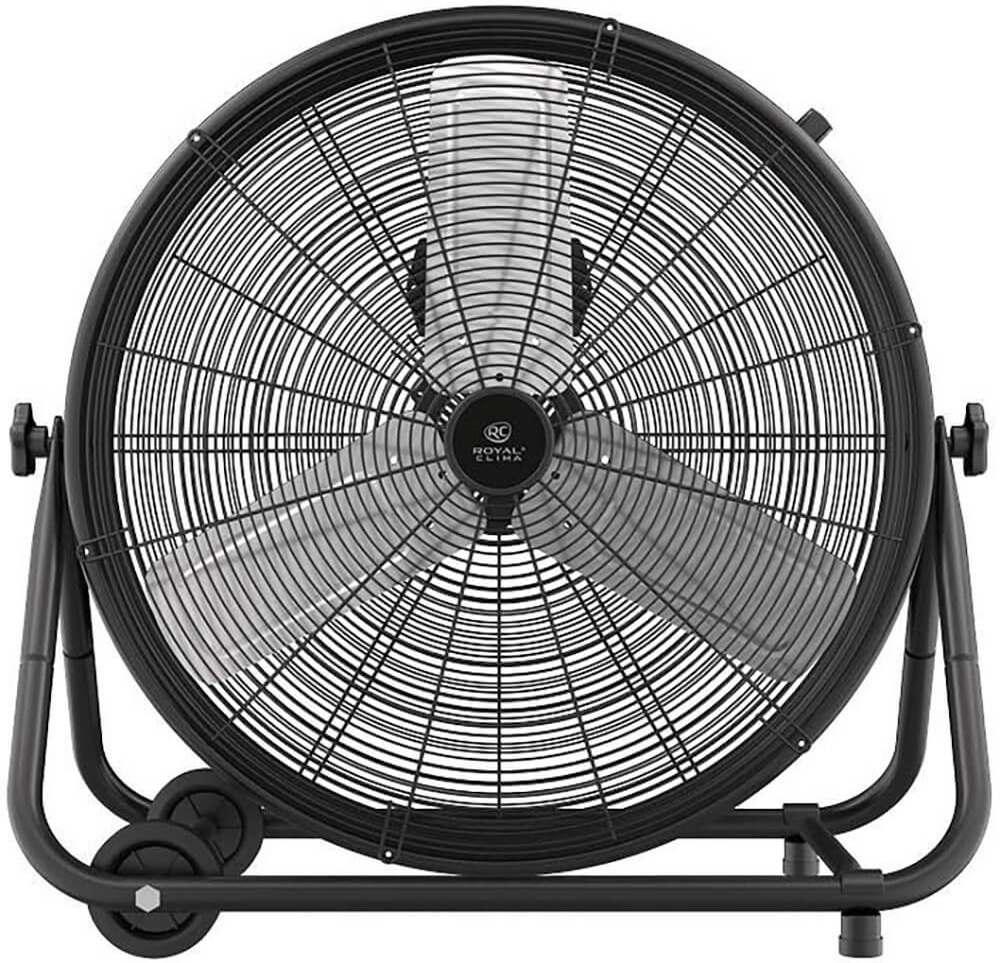 Изображение товара Промышленный напольный вентилятор Royal Clima RSF-240M-BL 3 скорости мощность 300 Вт