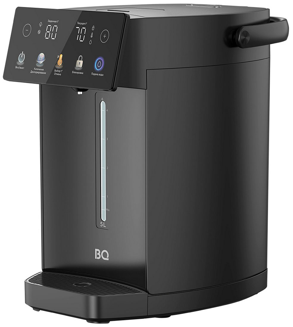 Изображение товара Термопот BQ TP5001 черный 5л 1600Вт с защитой и дисплеем