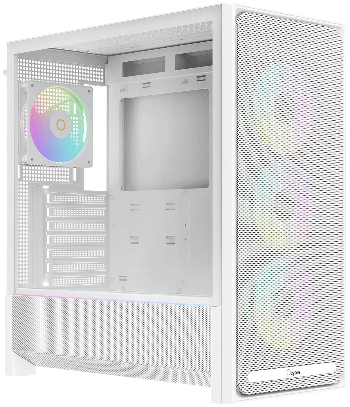 Изображение товара Компьютерный корпус Ocypus Delta C70 WH ARGB White (Delta-C70-WHG400XX-GL)