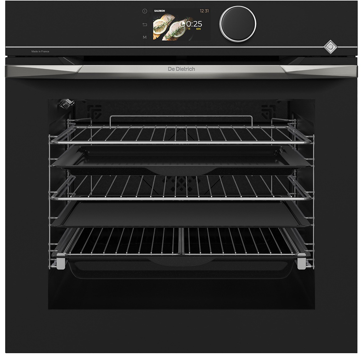 

Электрический духовой шкаф De Dietrich DOP4756X, Черный
