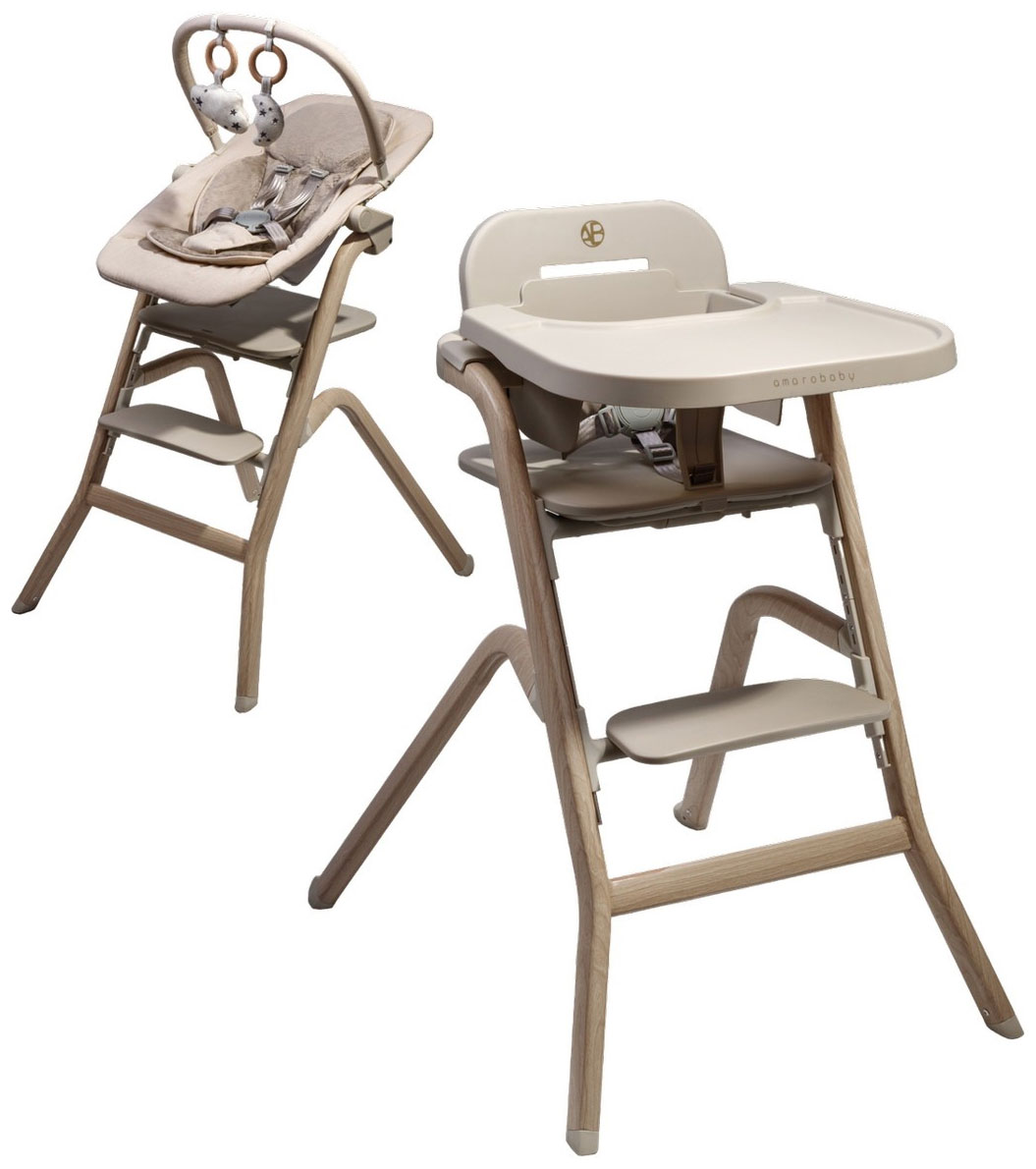 Изображение товара Детский растущий стульчик AmaroBaby Winnie 3 в 1 с регулировками и трансформацией