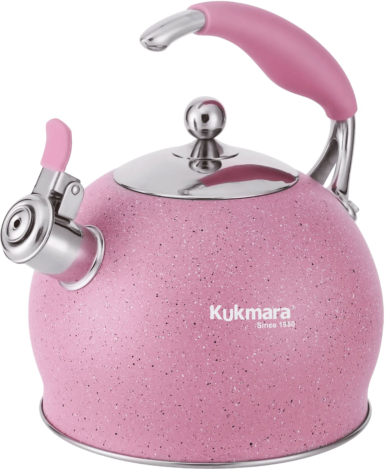 Чайник из нержавеющей стали со свистком Kukmara 3 л Rose Ч-05 3921₽