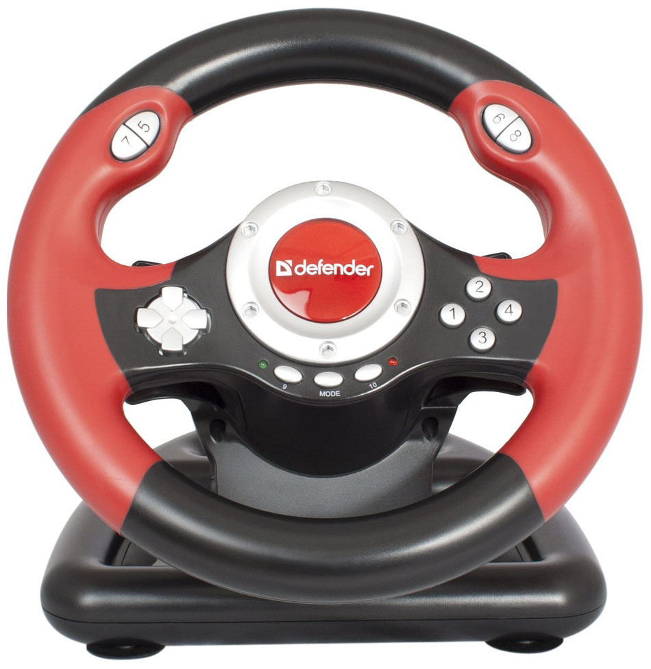 Изображение товара Руль Defender Challenge Mini LE USB 64351 Изображение товара Руль Defender Challenge Mini LE USB 64351