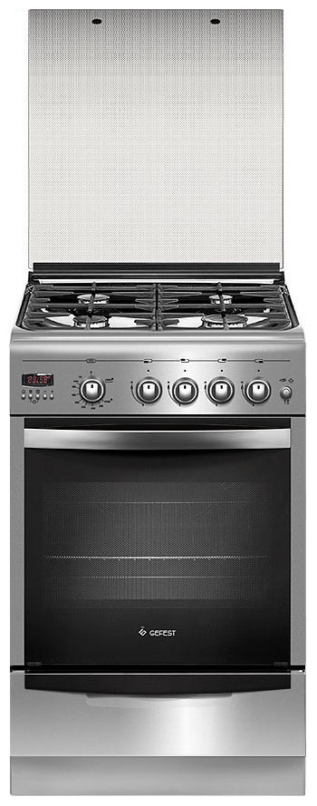 Изображение товара Газовая плита Gefest ПГ 5100-04 0004 с духовкой и грилем нержавеющая сталь