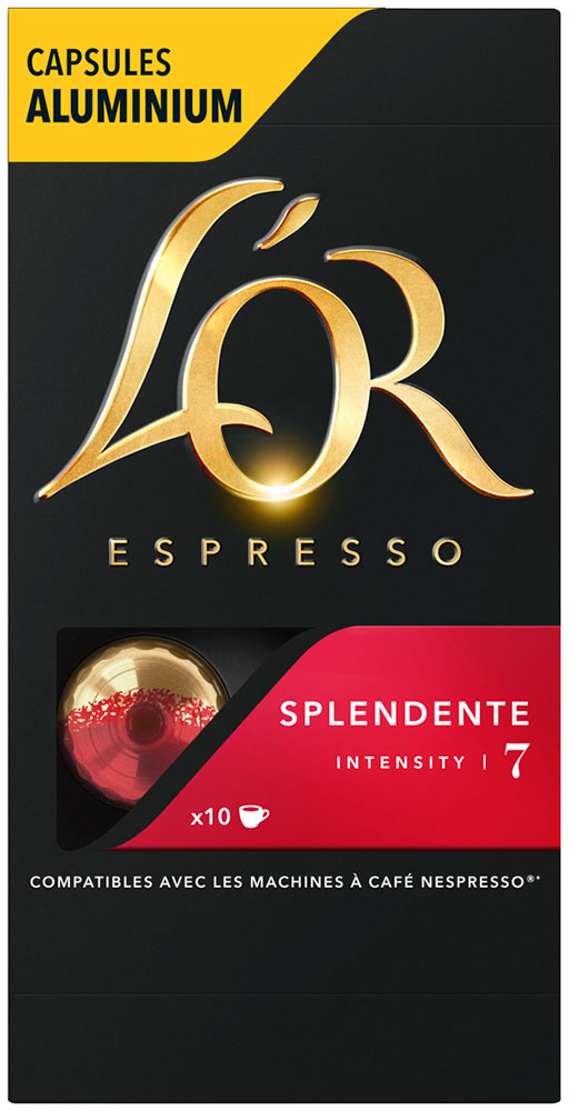 кофе капсульный movenpick espresso ristretto green cap 10 капсул по 5 8г Кофе капсульный L’OR Espresso Splendente