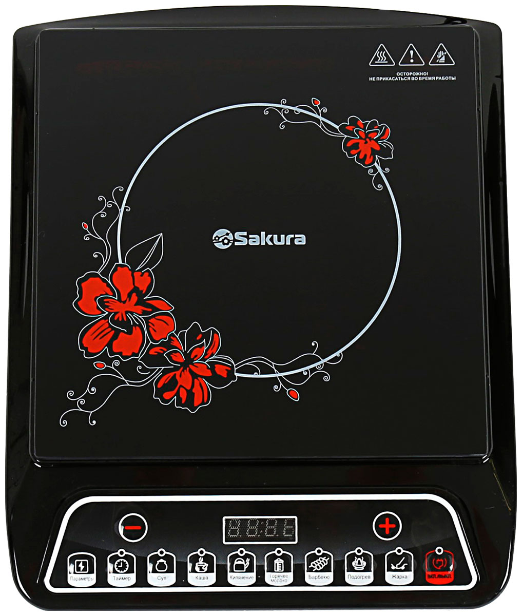 Настольная плита Sakura SA-7152FS 8034536 переключатель режимов конфорки для плиты hansa fcmw5 cok302aa