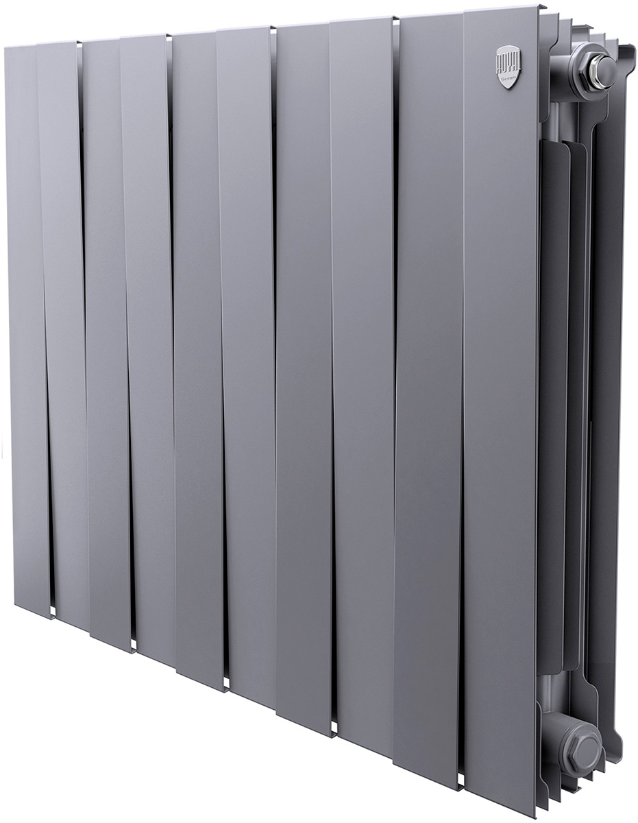 Изображение товара Водяной радиатор отопления Royal Thermo PianoForte 500 new/Silver Satin - 10 секц НС-1176335