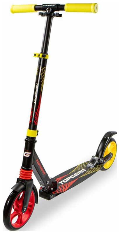 

Самокат Topgear черн.-желт., Т20027, Черный/желтый