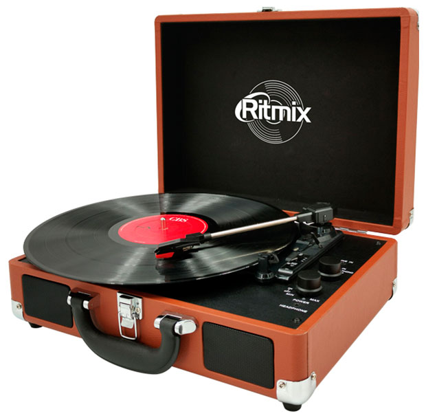 Проигрыватель виниловых дисков Ritmix LP-160B Brown проигрыватель виниловых дисков soundmaster nr540