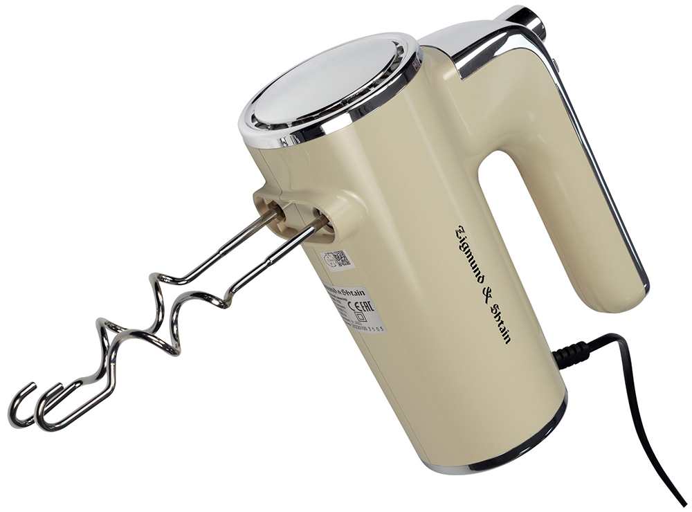 Изображение товара Ручной миксер Zigmund & Shtain ZHM-153 600 Вт 5 скоростей с насадками