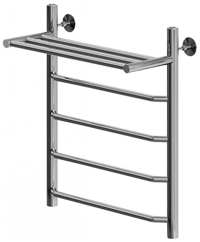 Изображение товара Водяной полотенцесушитель Aquanet Fiona 600x500 с полкой хром