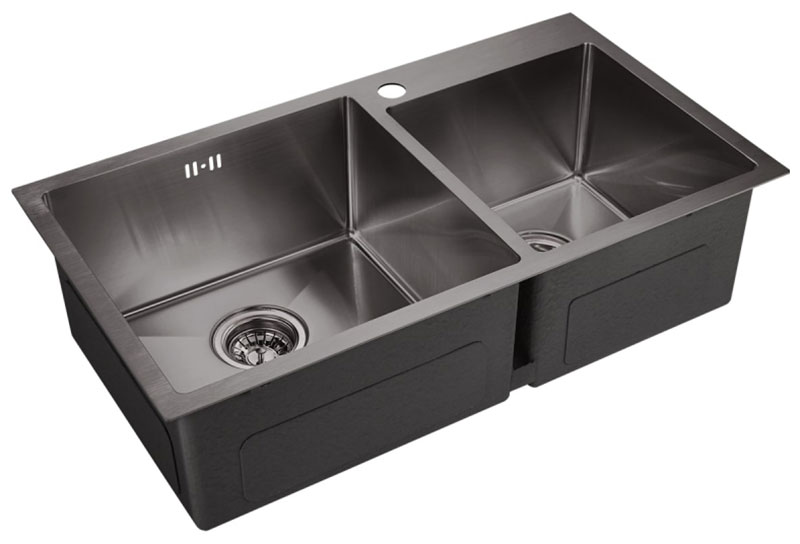 Изображение товара Кухонная мойка Emar EMB-210 PVD Nano Dark