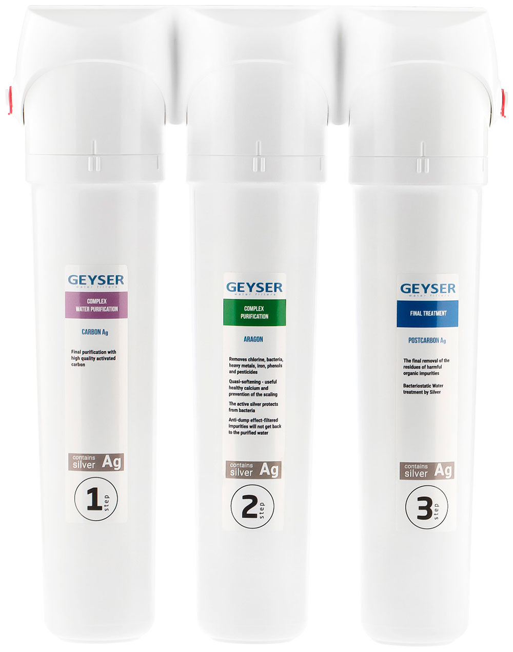 Изображение товара Фильтр для воды Гейзер Смарт универсальный без крана 11050