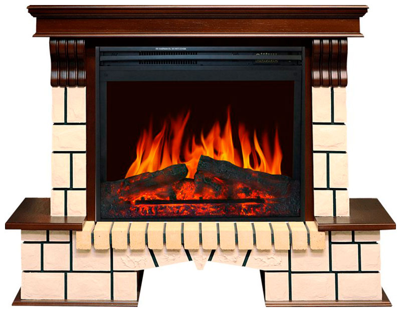 Изображение товара Каминокомплект Royal Flame Pietra с очагом Jupiter FX N т.дуб