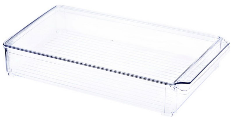 Органайзер для холодильника Idea 20х30х5см с крышкой прозразный М 1586 цена и фото