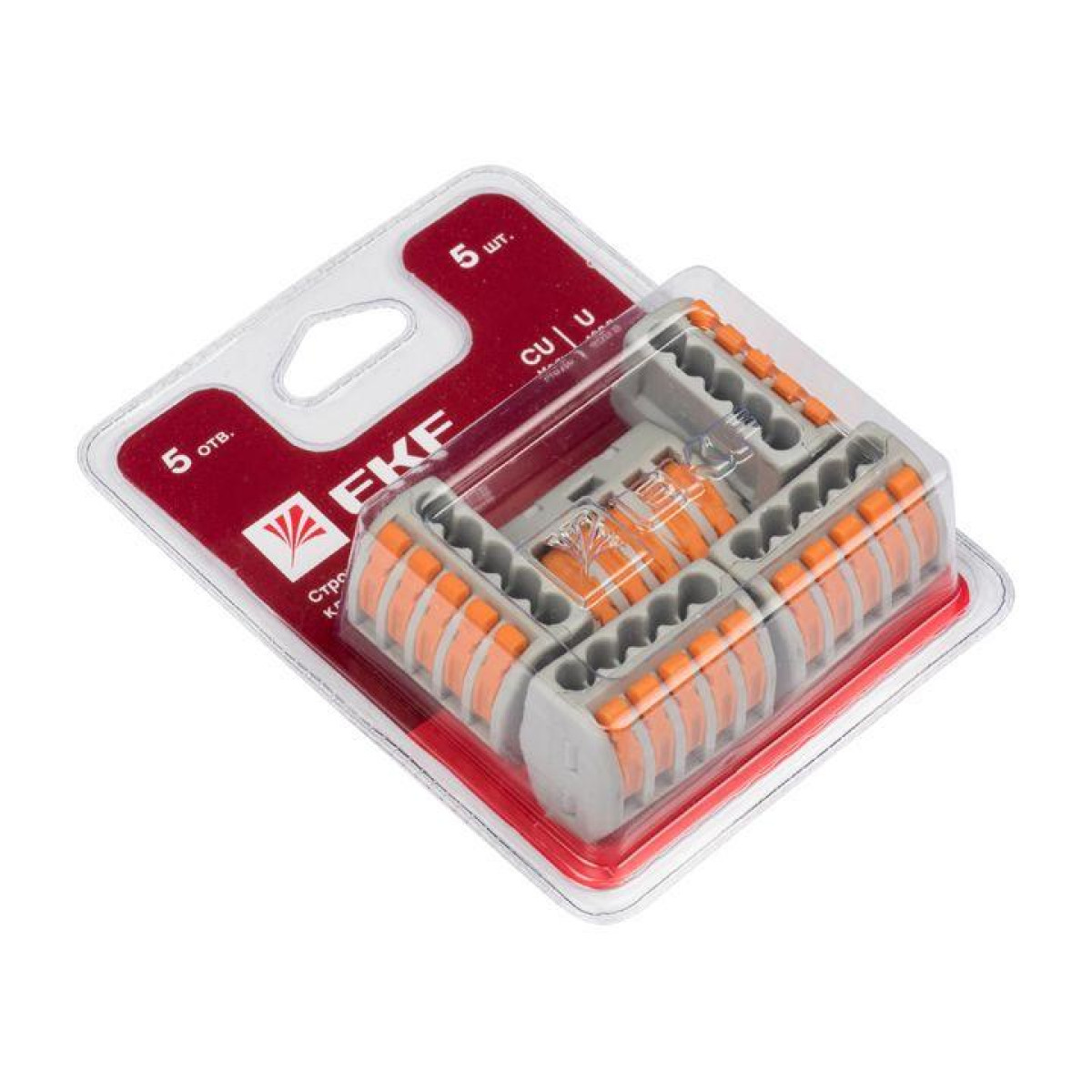 Изображение товара Клемма строительно-монтажная EKF СМК 222-415 (5 шт)