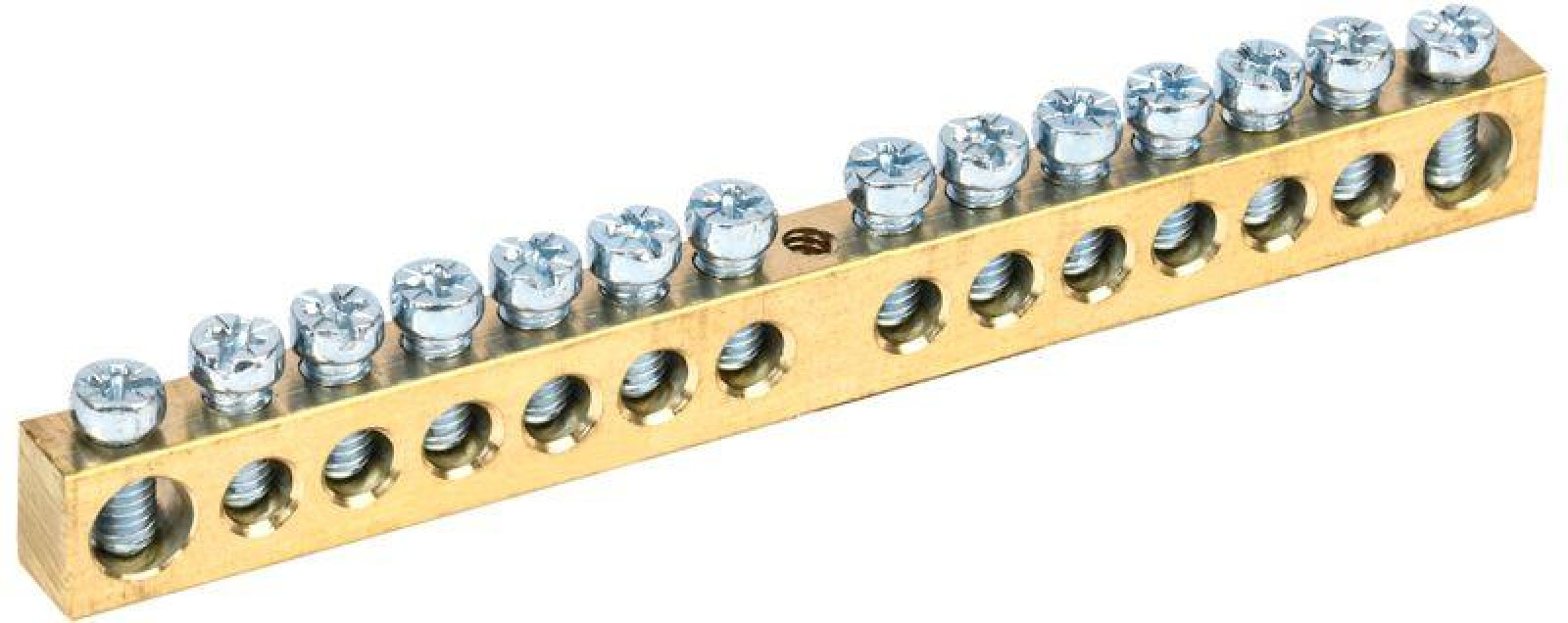 Изображение товара Изделия для электромонтажа IEK Шина PEN 8х12мм 14/1 14 групп надежное заземление