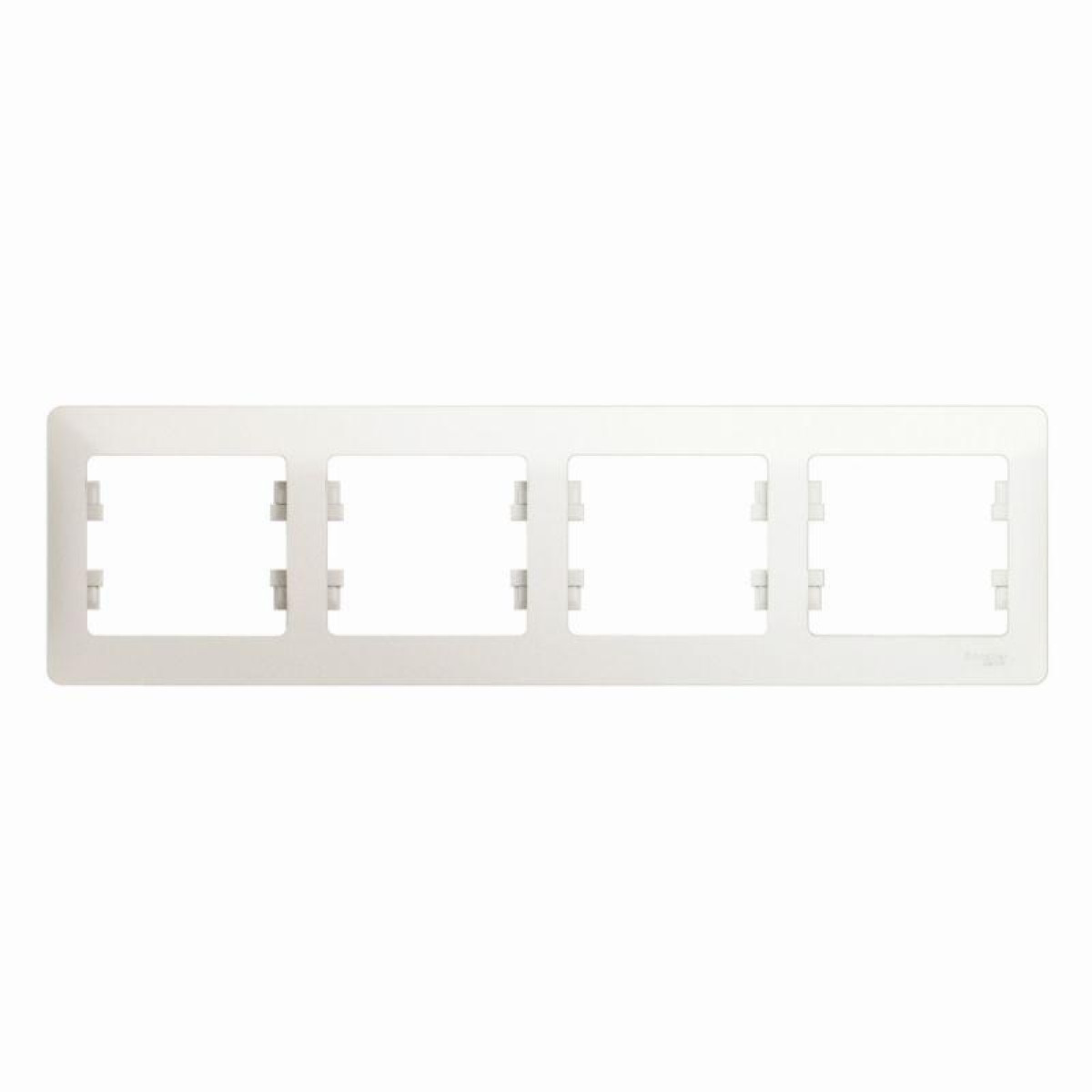 Изображение товара Рамки и основания для электроприборов Glossa горизонтальные перламутр SE