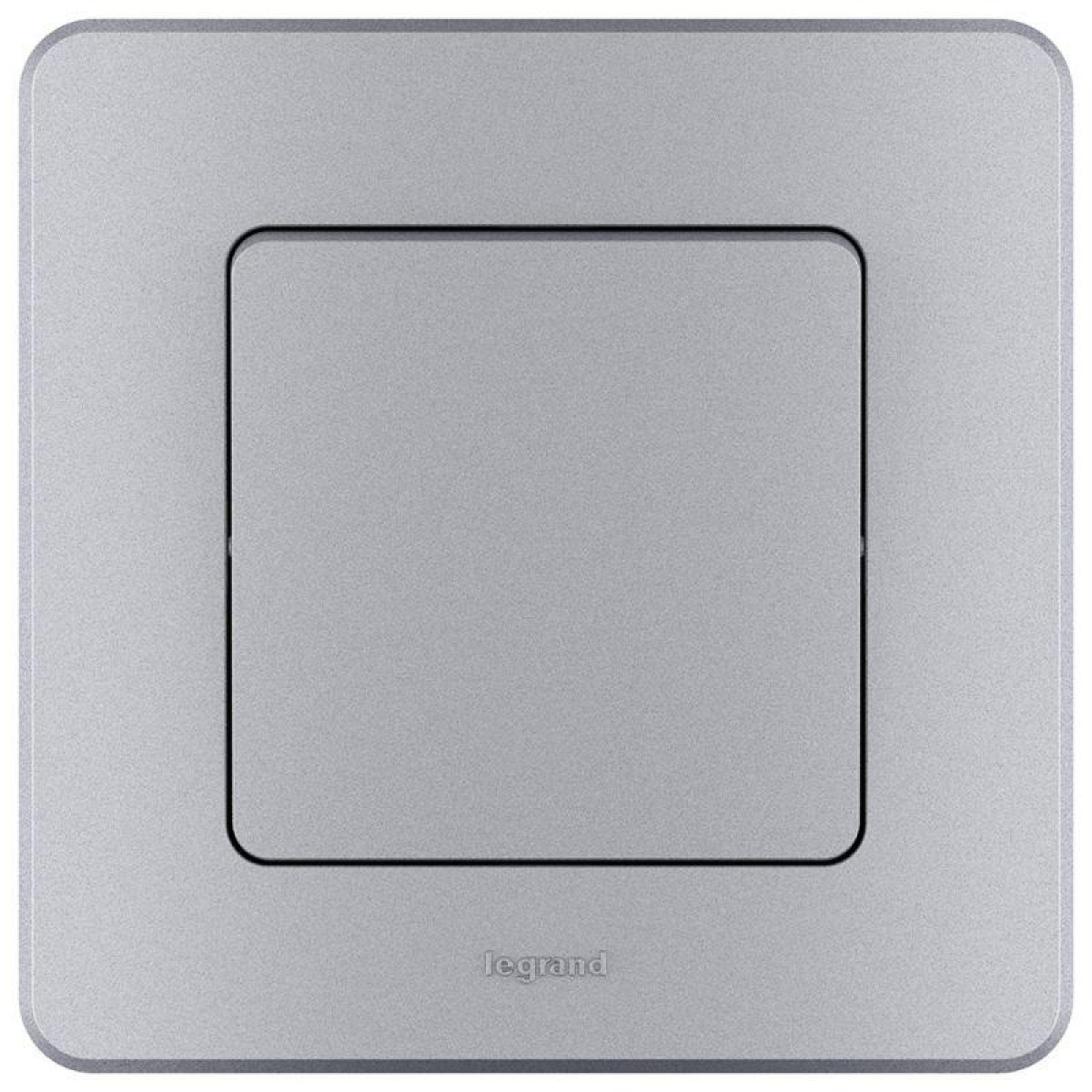 Изображение товара Выключатели, переключатели, диммеры Inspiria (группа Legrand) Выключатель 1-кл. Inspiria 10А IP20 250В 10AX механизм алюм. Leg