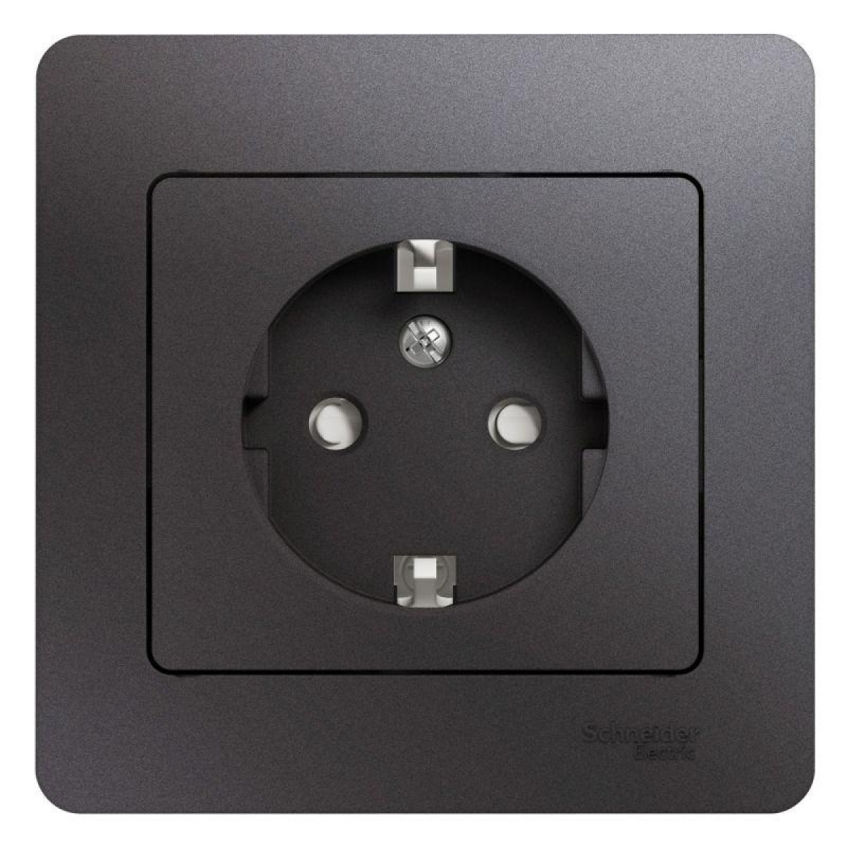 Изображение товара Розетка Systeme Electric Glossa 16А IP20 с заземлением и шторками